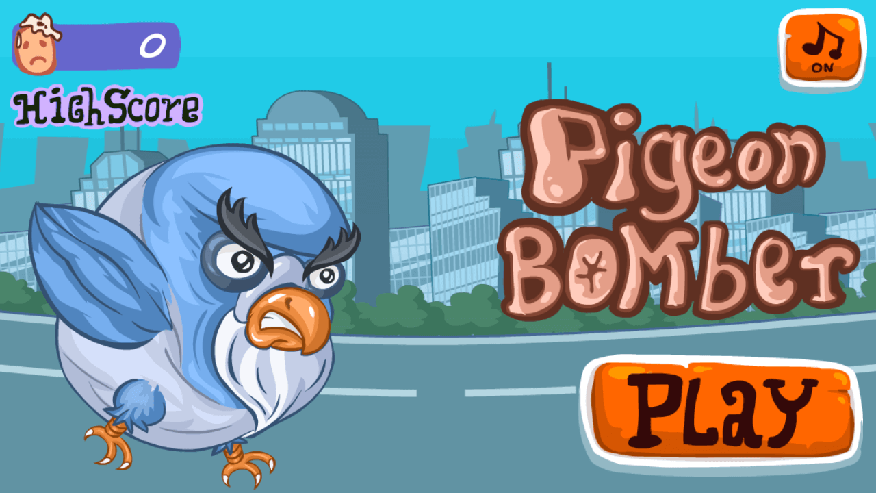 Pigeon Bomber game screenshot