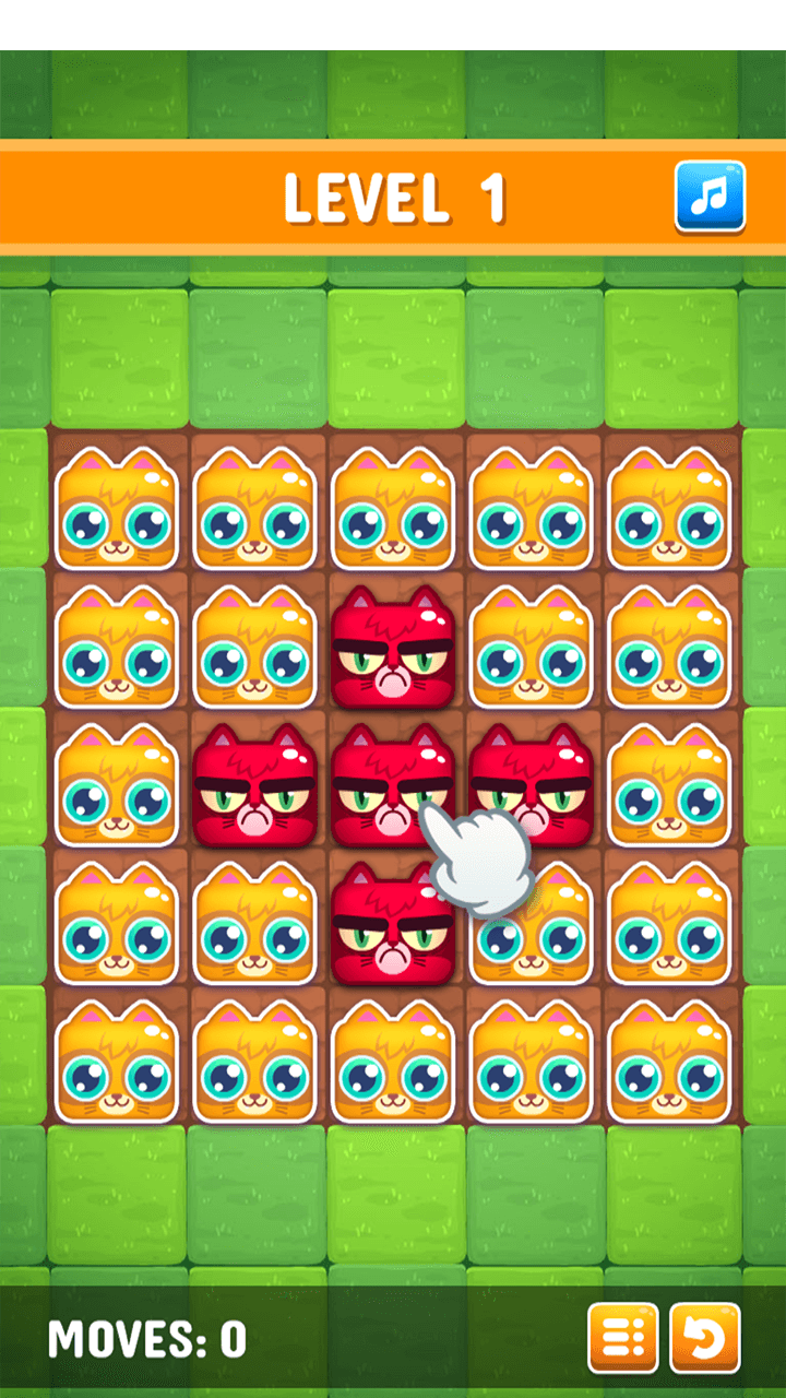 Happy Kittens Puzzle game screenshot