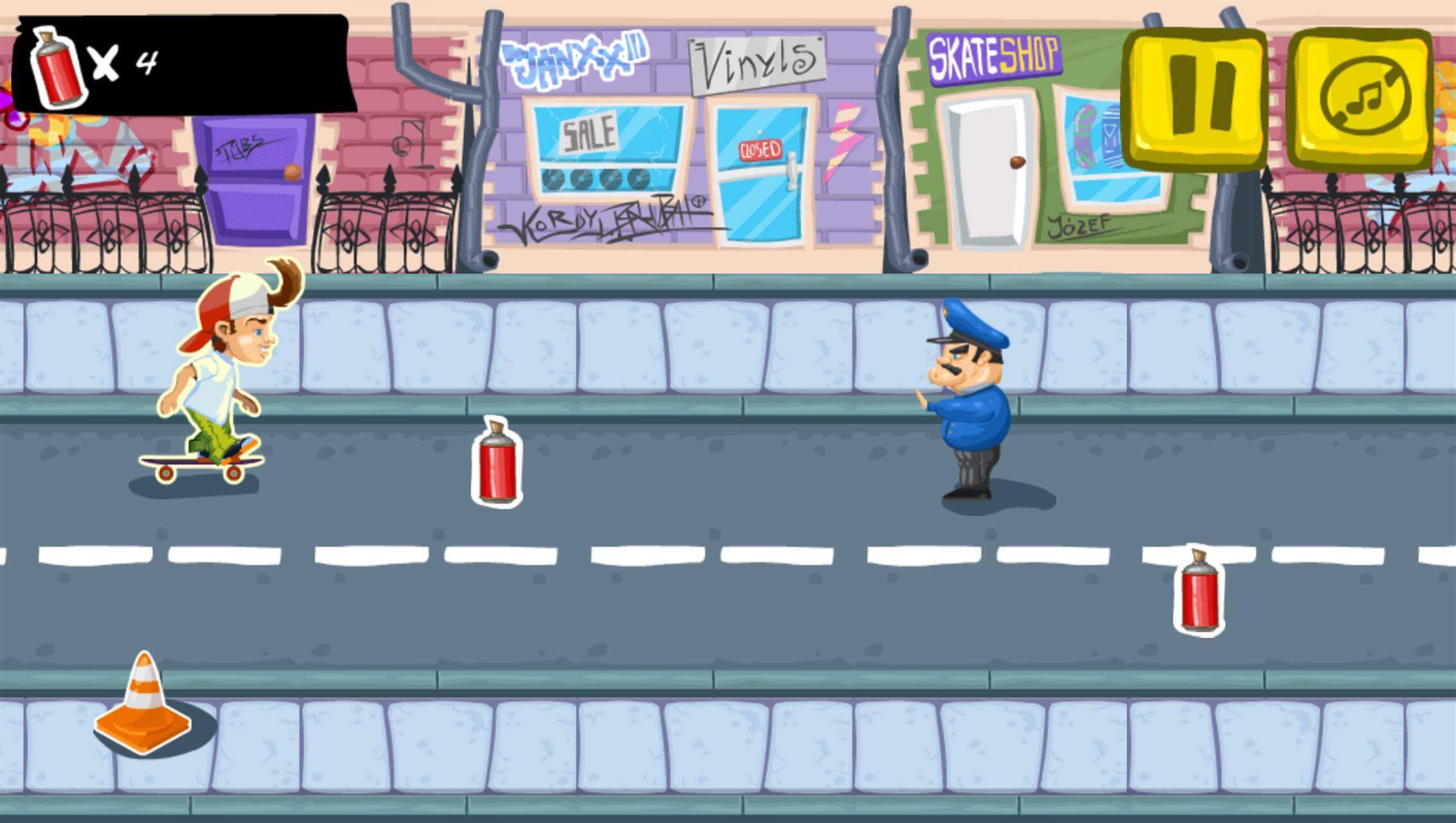 Skater Dude game screenshot