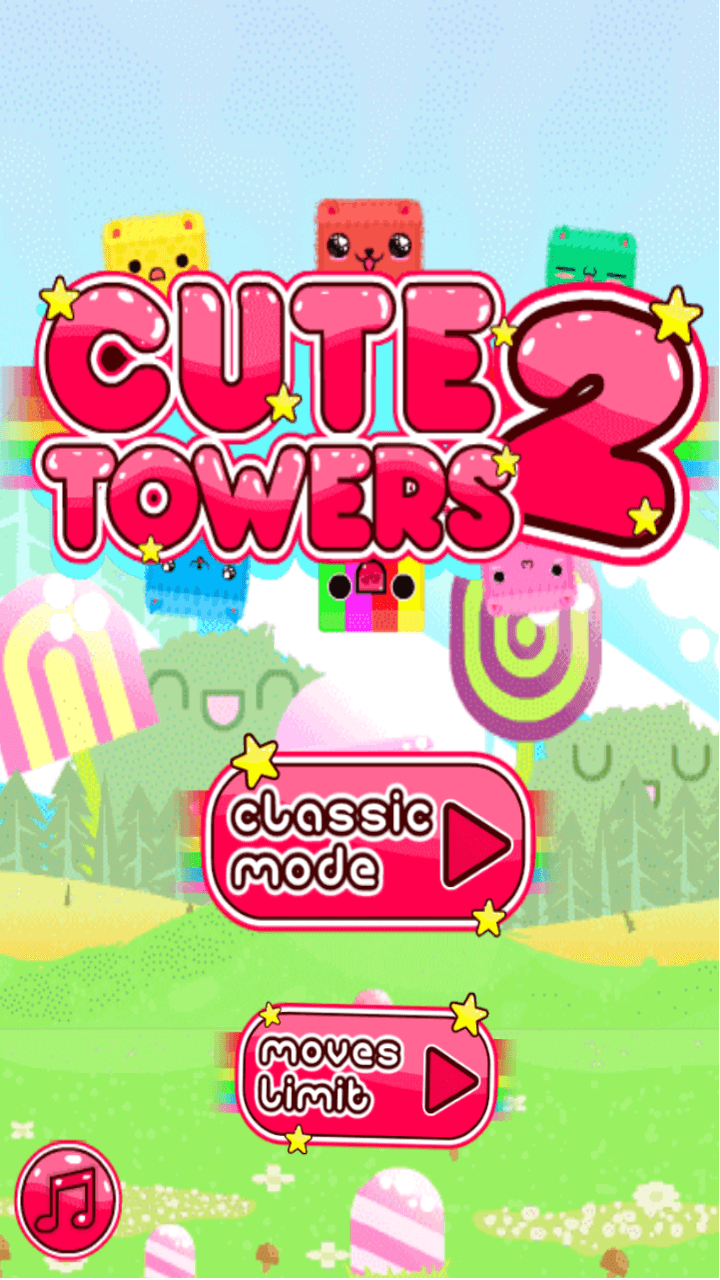 Cute Towers 2 game screenshot
