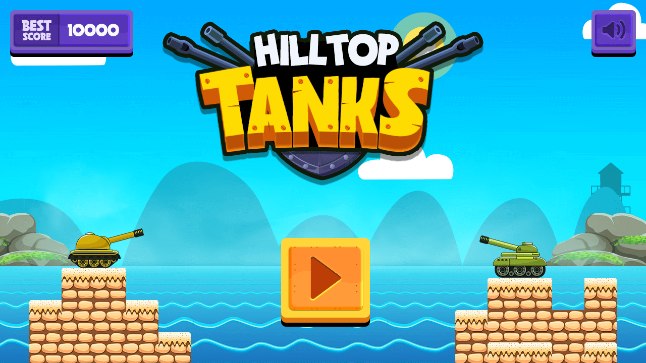 Hill Top Tanks game screenshot