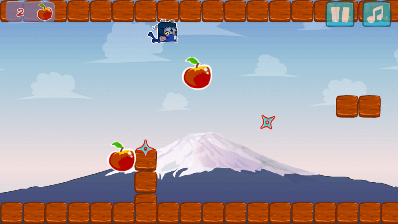 Crunching Ninjas game screenshot