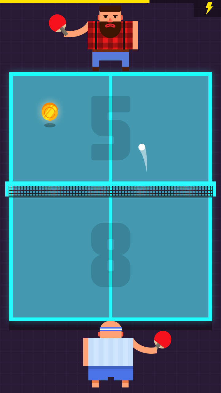 Hipster Tennis game screenshot