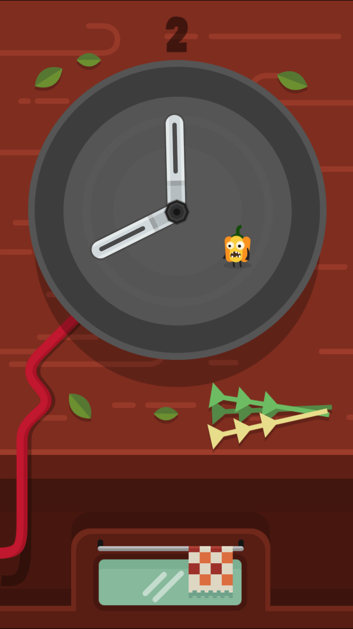 Vegetables vs. Chef game screenshot