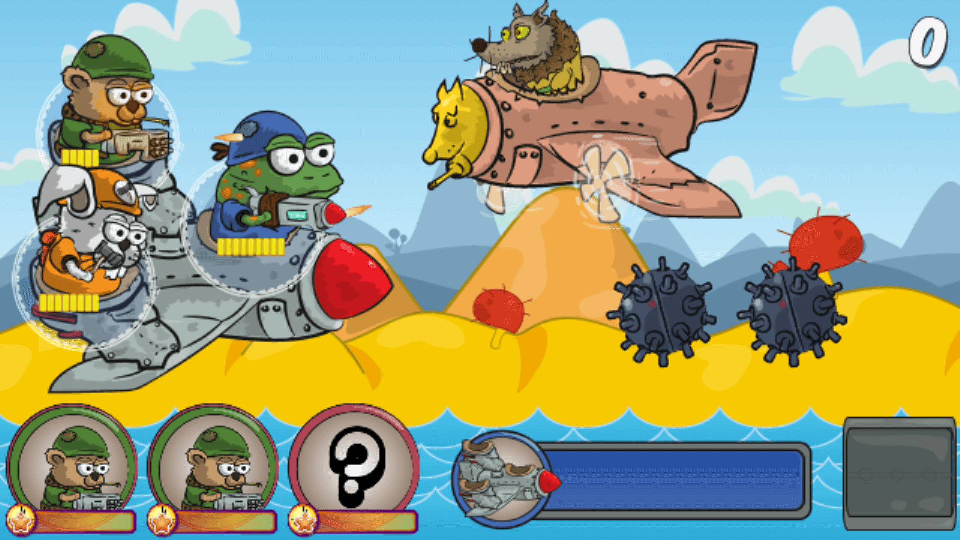Animals Air Fight game screenshot