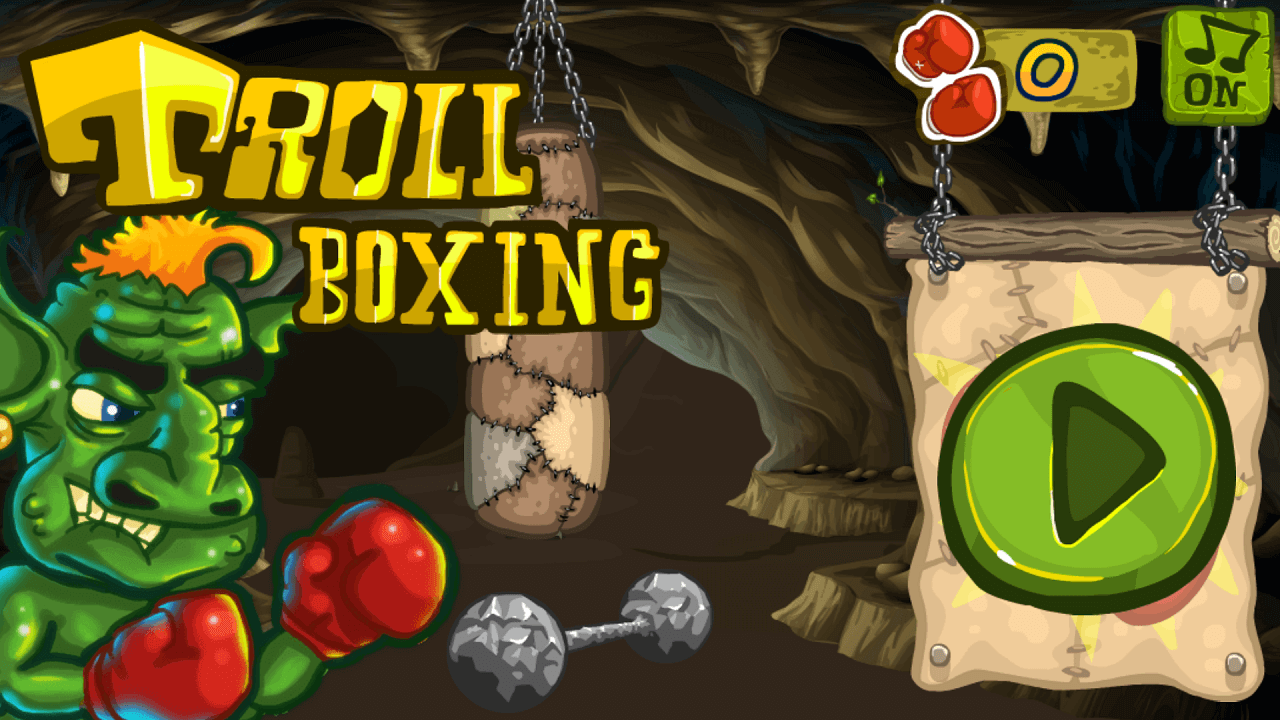 Troll Boxing game screenshot