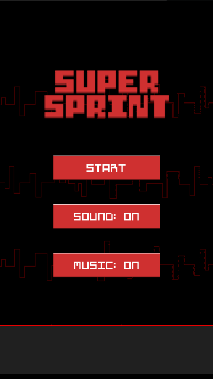 Super Sprint game screenshot