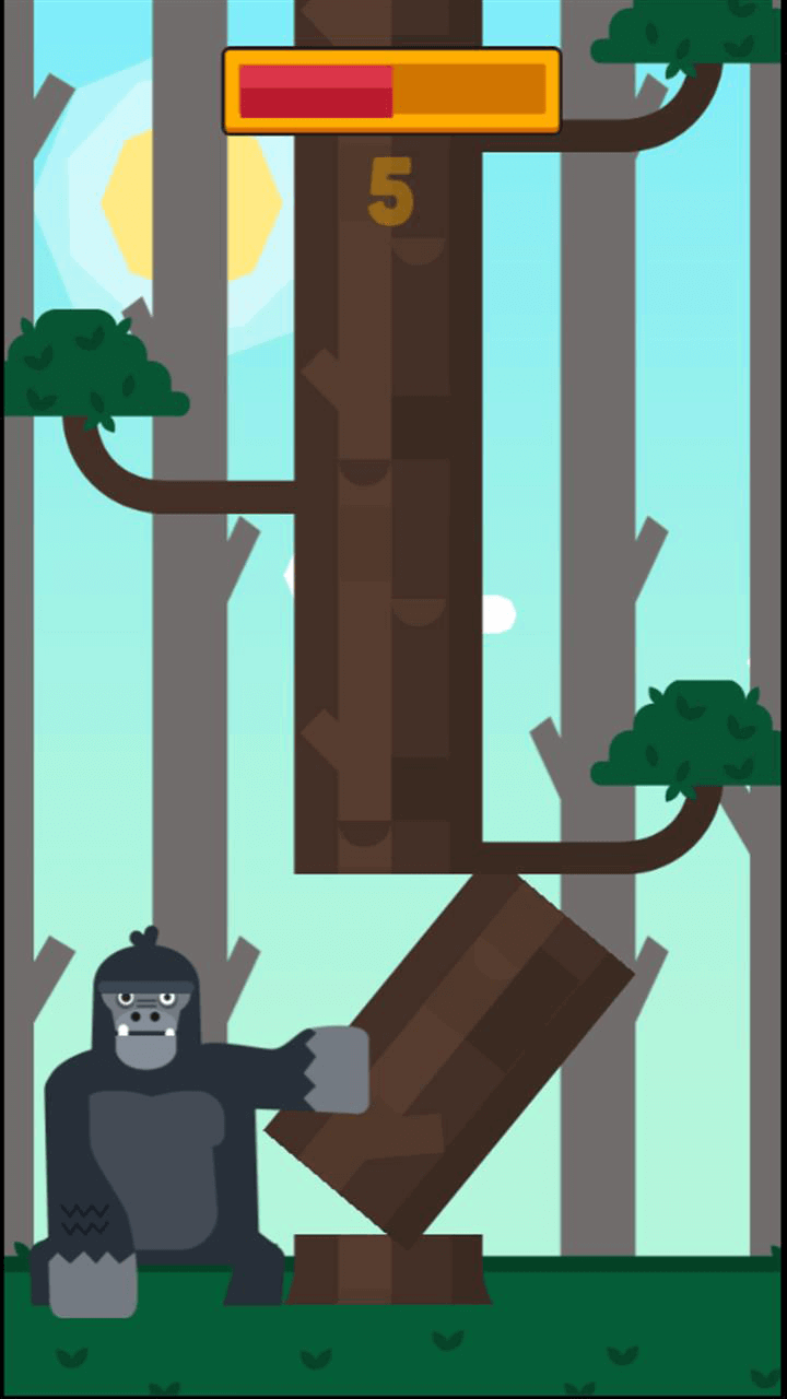 Grumpy Gorilla game screenshot