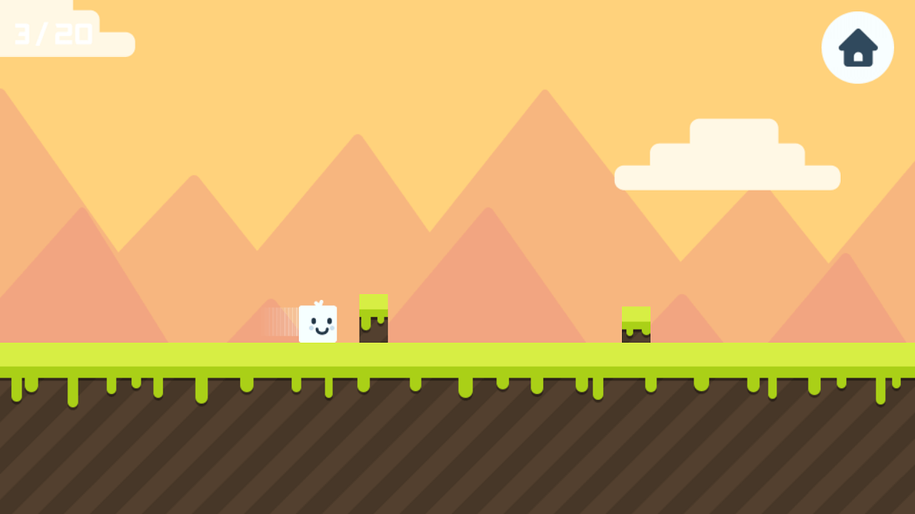 Marshmallow Dash game screenshot