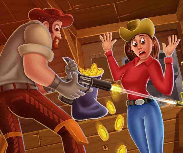 Saloon Robbery game