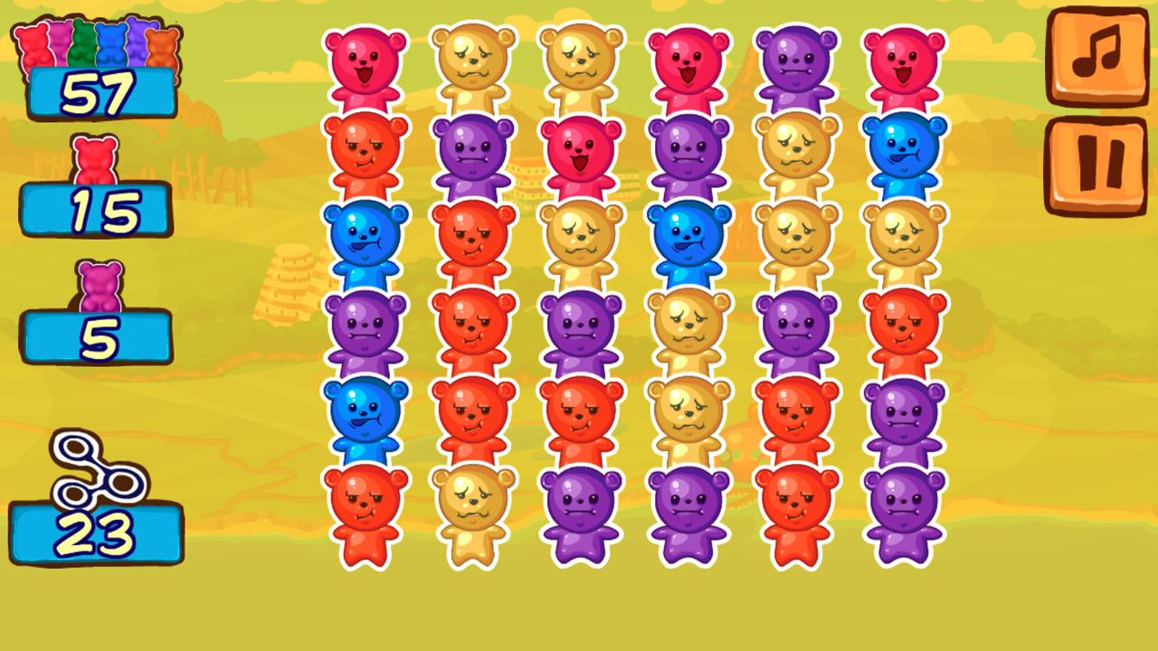 Jelly Bears game screenshot