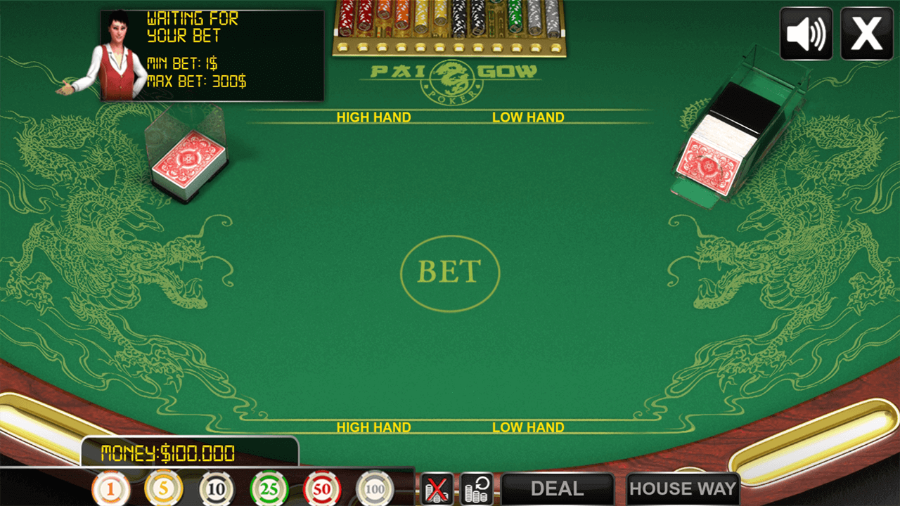 Pai Gow Poker game screenshot