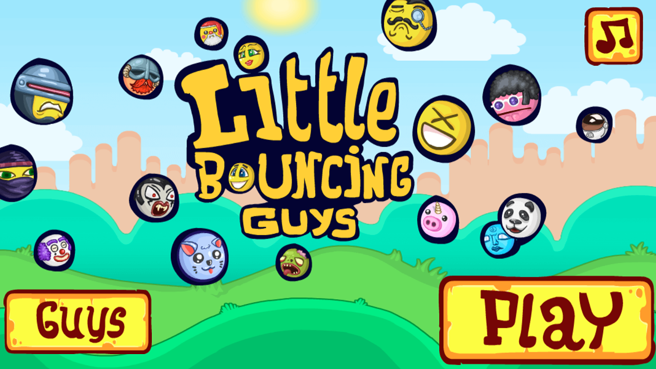 Little Bouncing Guys game screenshot