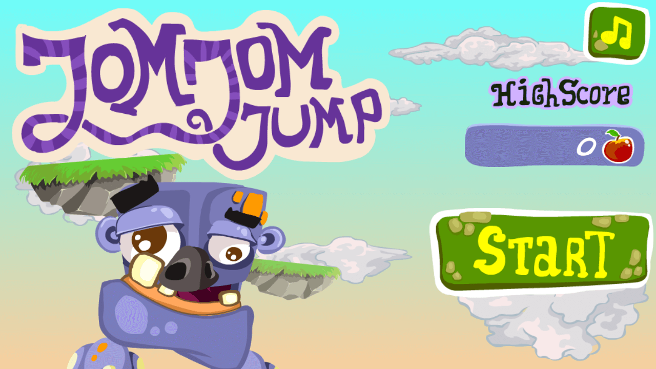 Jom Jom Jump game screenshot