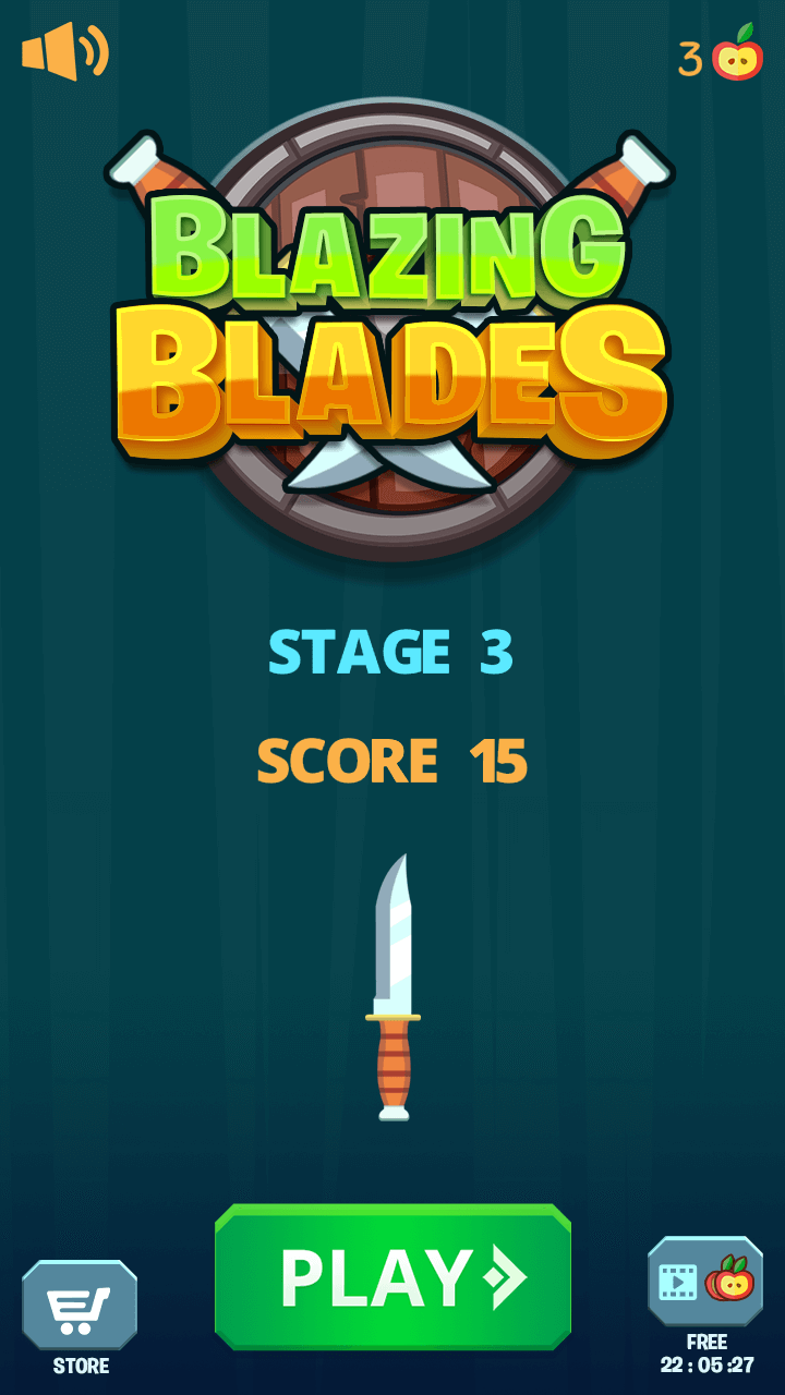 Blazing Blades game screenshot