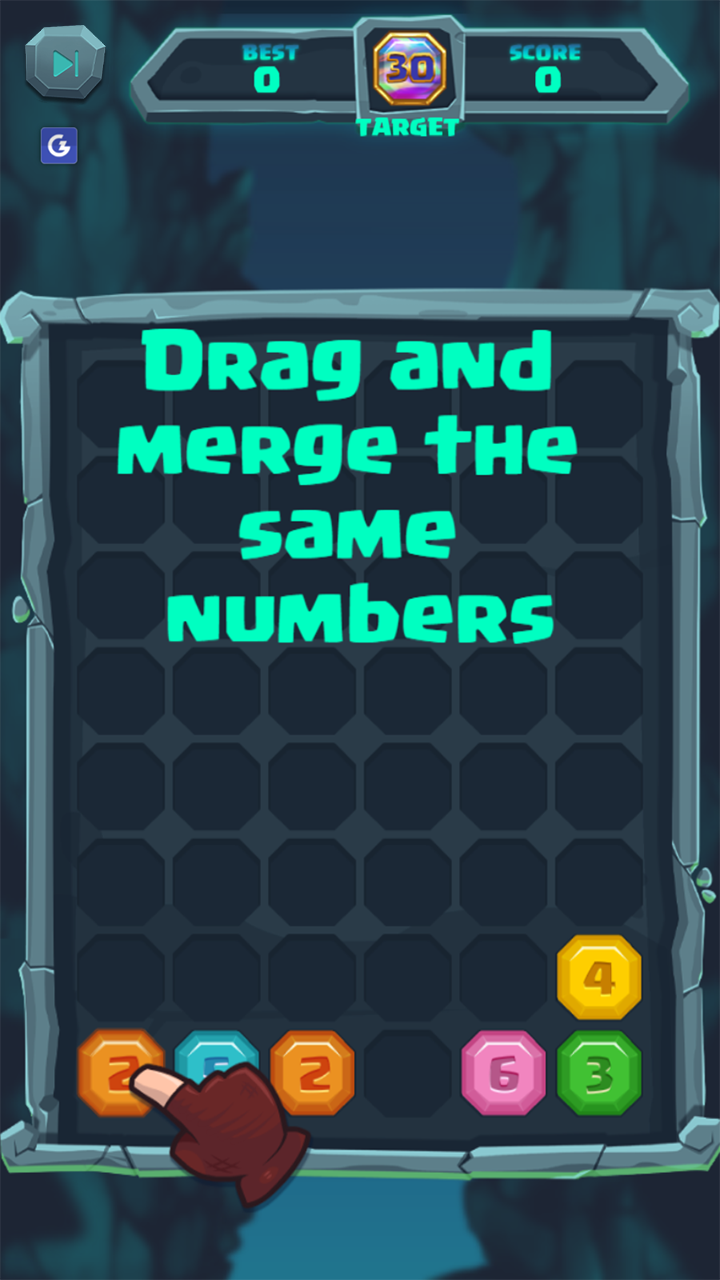 Merge The Gems game screenshot