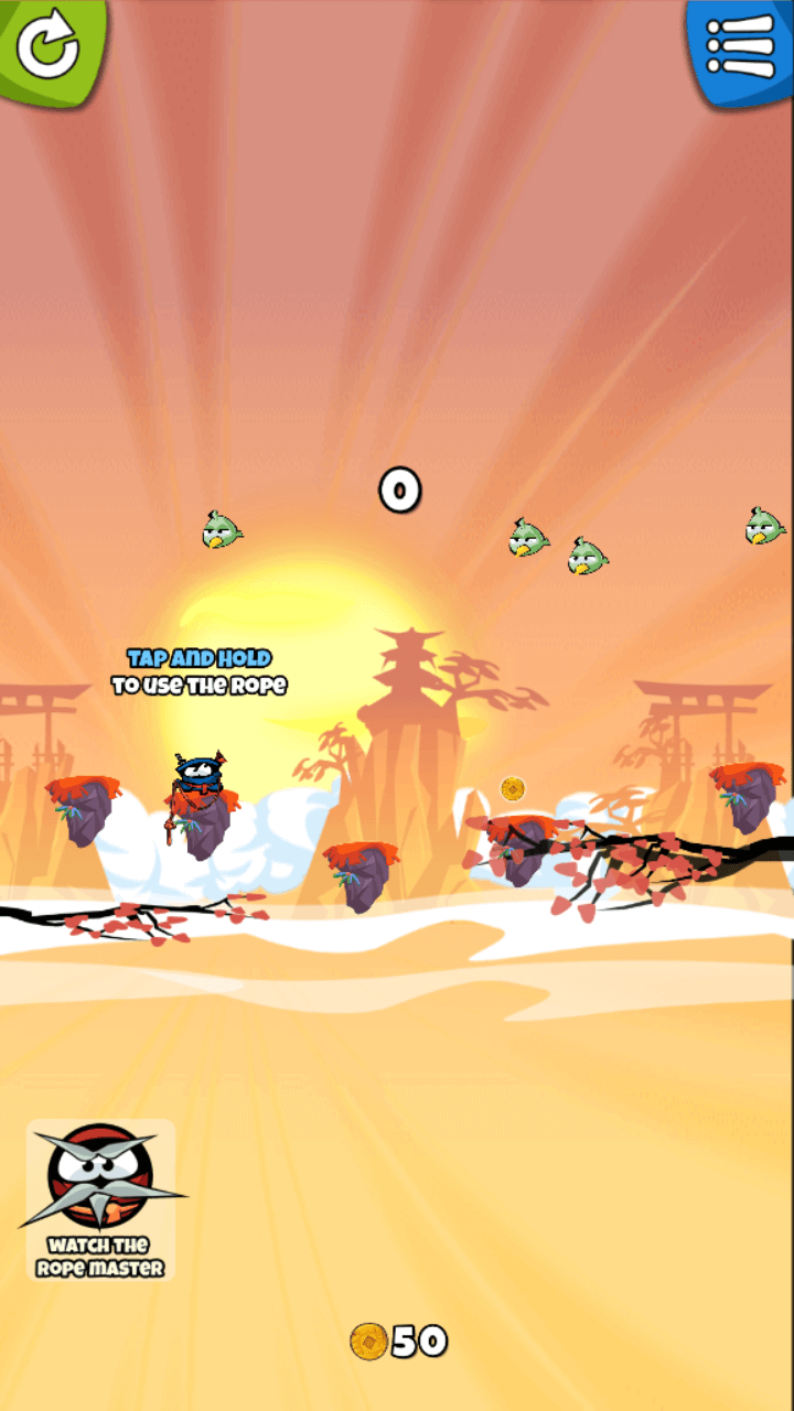 Rope Ninja game screenshot