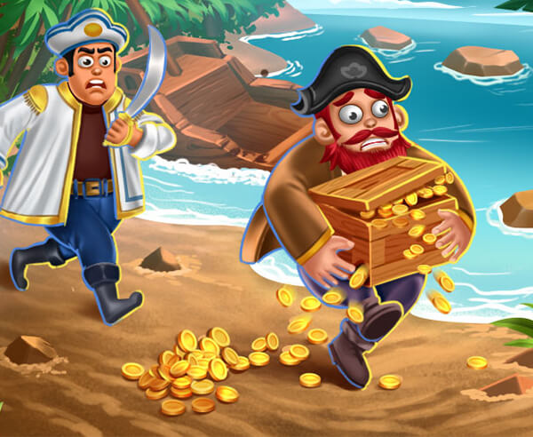 Pirate's Pillage! Aye! Aye! game