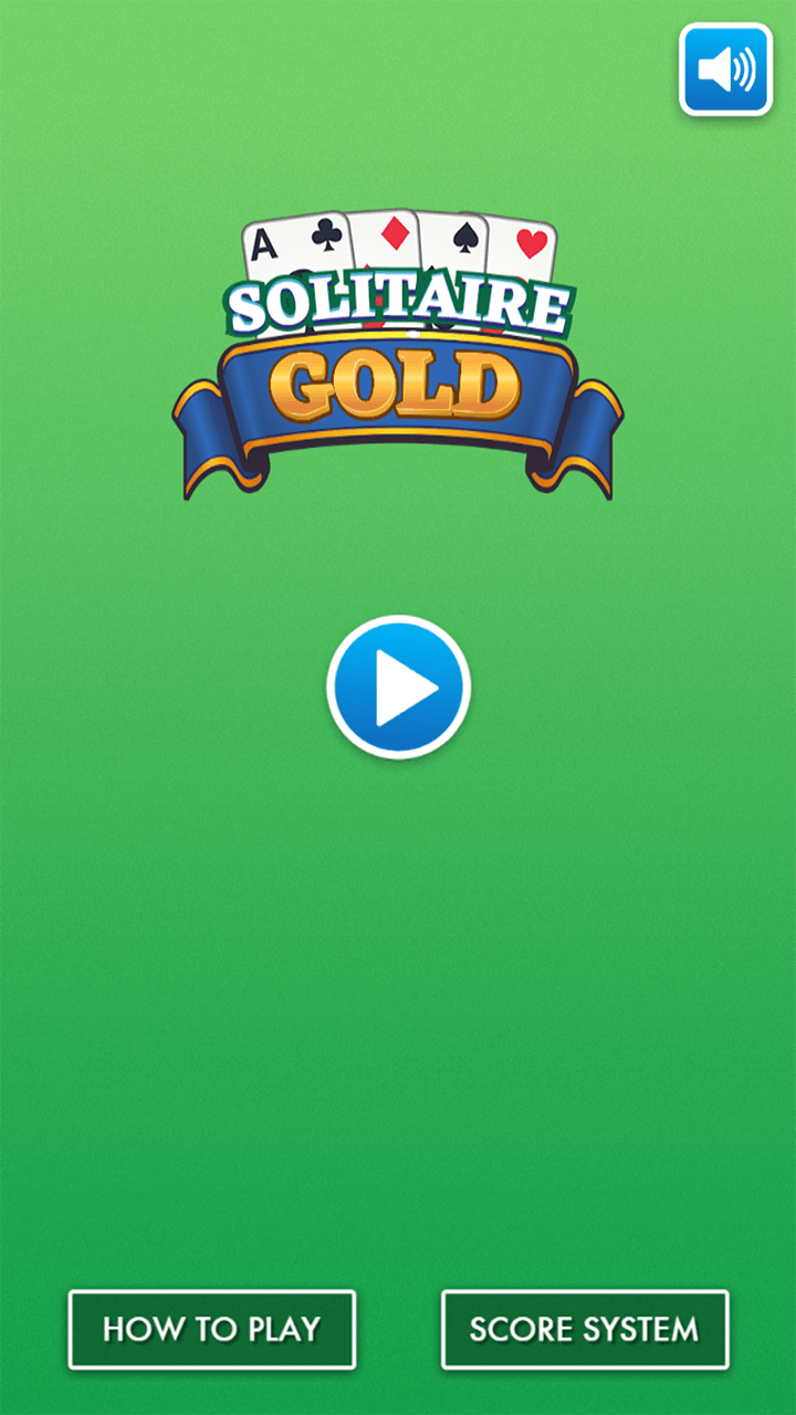 Solitaire Gold game screenshot