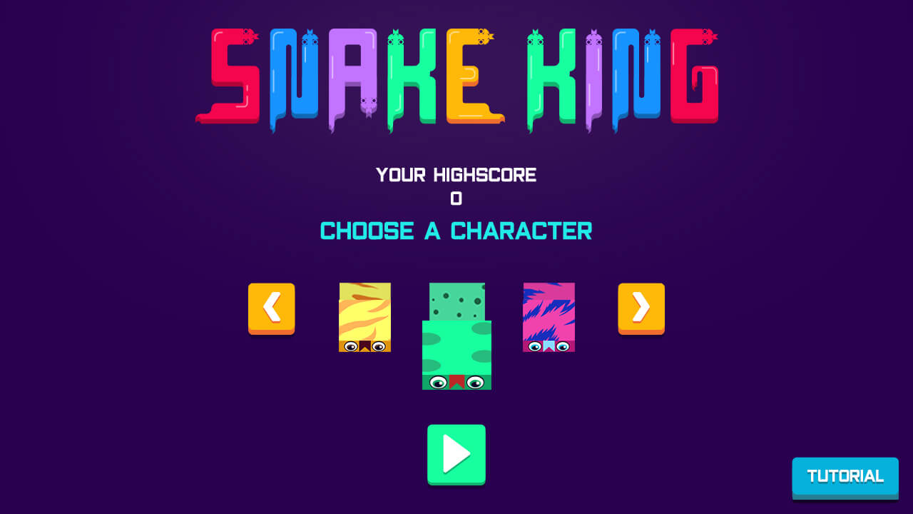Snake King game screenshot